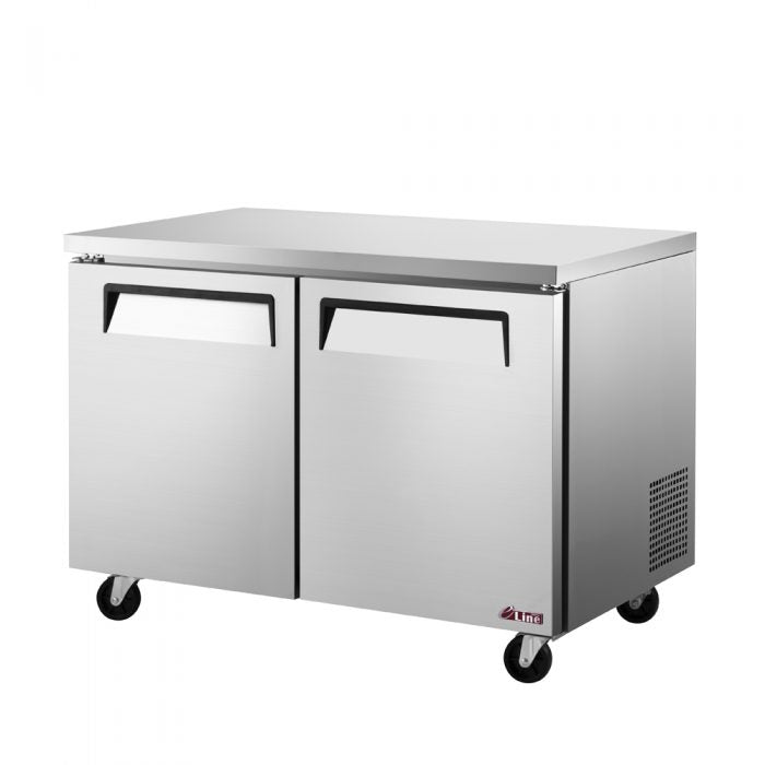 Turbo Air EUR-48-N6-V 2 Solid Door Undercounter Refrigerator, 13.2 Cu. Ft.