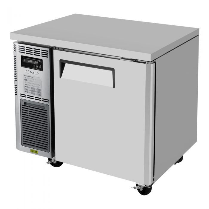 Turbo Air JUR-36-N6 1 Solid Door Undercounter Refrigerator, Side Mount, 6.37 Cu. Ft.