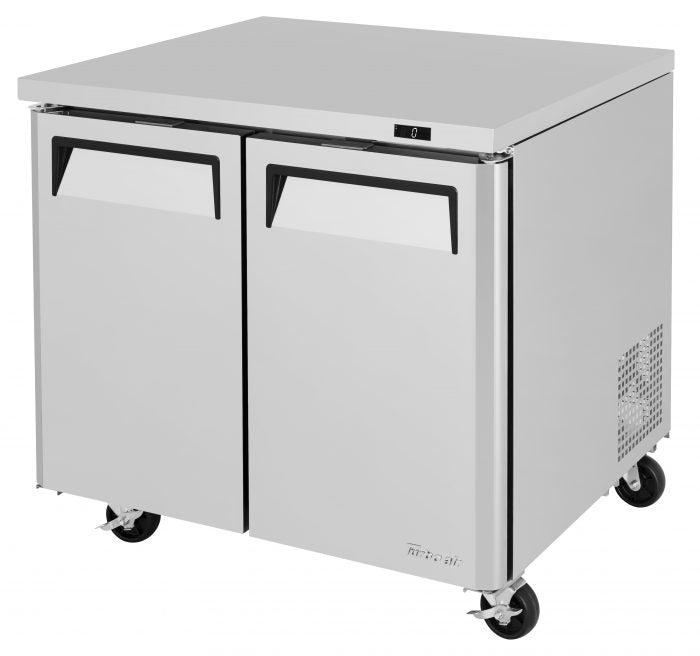 Turbo Air MUF-36-N 2 Solid Door Undercounter Freezer, 9 Cu. Ft.