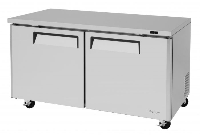 Turbo Air MUF-60-N 2 Solid Door Undercounter Freezer, 17 Cu. Ft.