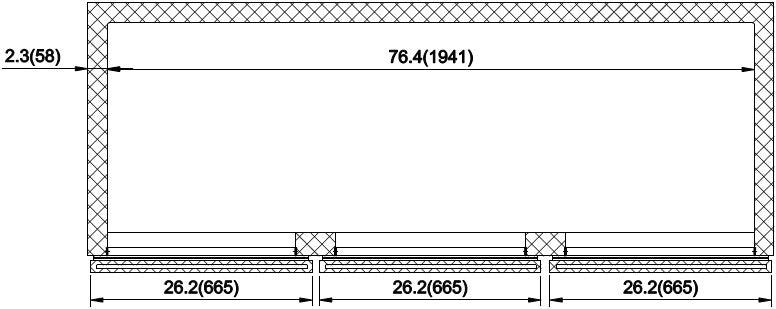 Valpro VP3F-72FDVHC 3 Glass Swing Door Freezer, 72. Cu.Ft.