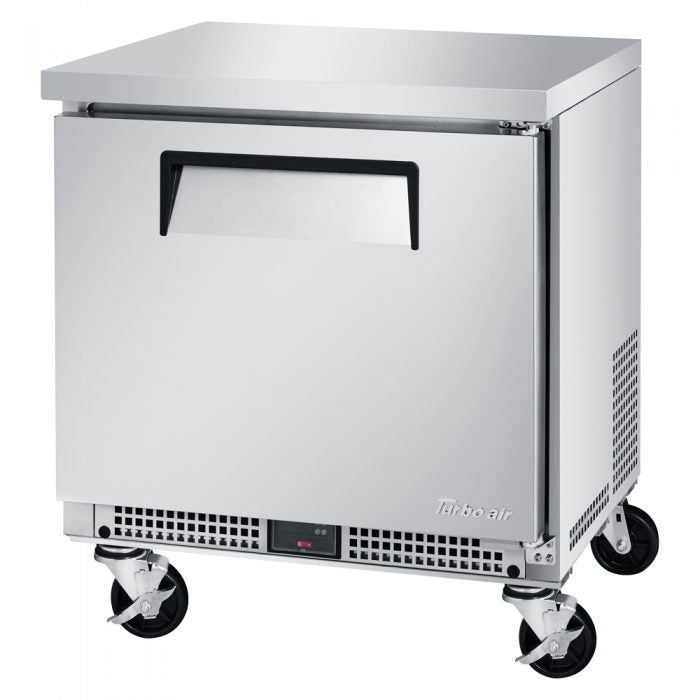 Turbo Air MUR-27S-N6 1 Solid Door Undercounter Refrigerator - Shallow Depth, 3.28 Cu. Ft.