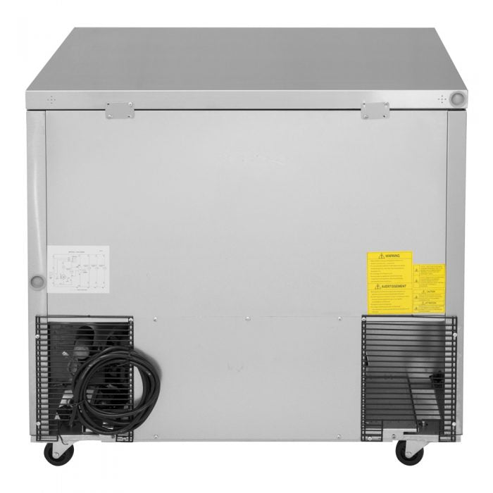 Turbo Air MUR-36L-N6 1 Solid Door Undercounter Refrigerator, Low Boy, 8.36 Cu. Ft.