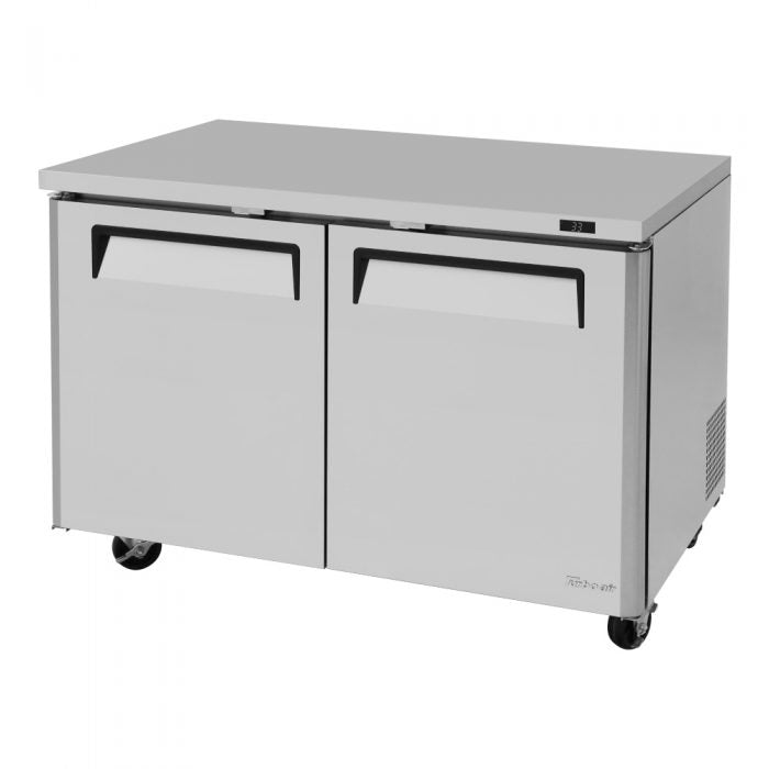 Turbo Air MUR-48-N 2 Solid Door Undercounter Refrigerator, 12.2 Cu. Ft.