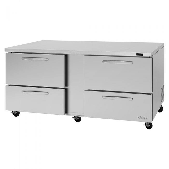 Turbo Air PUR-72-D4-N 4 Drawer Undercounter Refrigerator, 18.8 Cu. Ft.