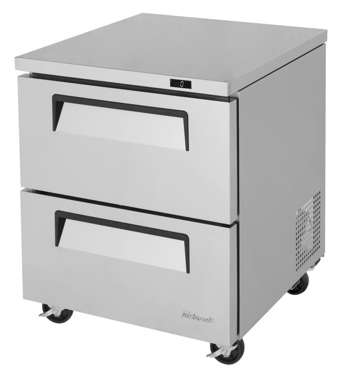 Turbo Air TUF-28SD-D2-N 2 Drawer Undercounter Freezer, 6.8 Cu. Ft.