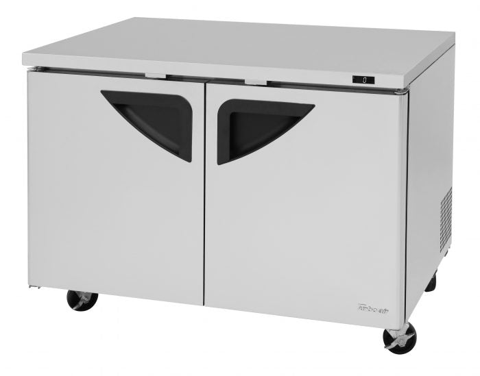 Turbo Air TUF-48SD-N 2 Solid Door Undercounter Freezer, 12.2 Cu. Ft.