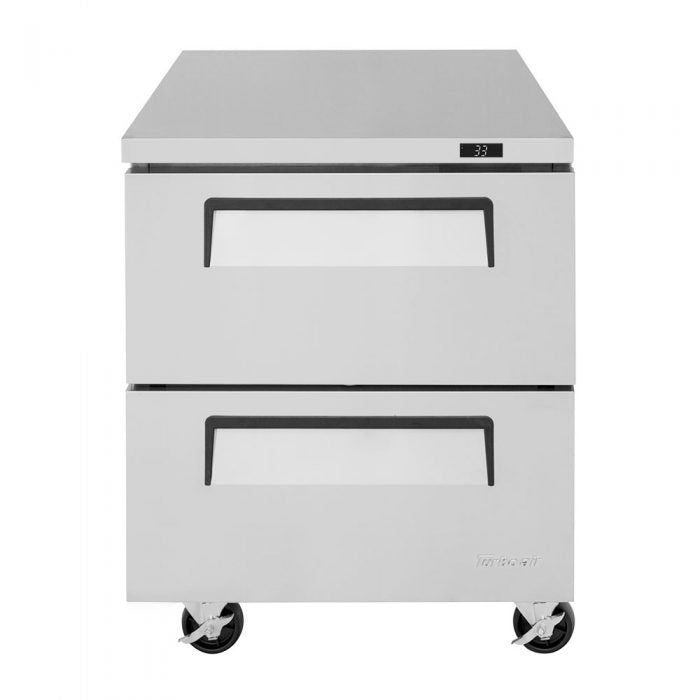 Turbo Air TUR-28SD-D2-N 2 Drawer Undercounter Refrigerator, 6.8 Cu. Ft.