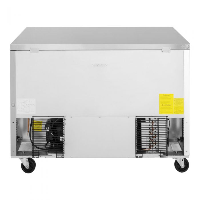 Turbo Air TUR-48SD-D2-N 1 Solid Door and 2 Drawer Undercounter Refrigerator, 12.2 Cu. Ft.