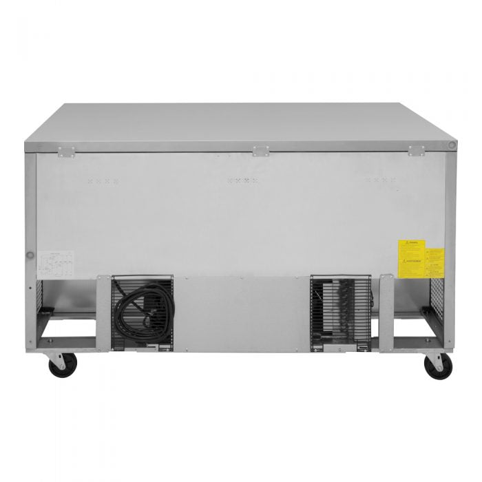 Turbo Air TUR-60SD-D2-N 1 Solid Door and 2 Drawer Undercounter Refrigerator, 17 Cu. Ft.