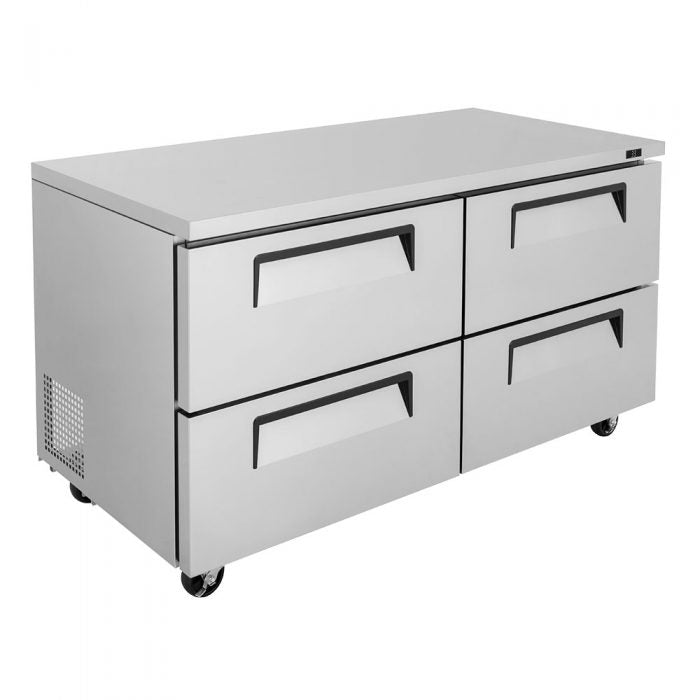 Turbo Air TUR-60SD-D4-N 4 Drawer Undercounter Refrigerator, 17 Cu. Ft.