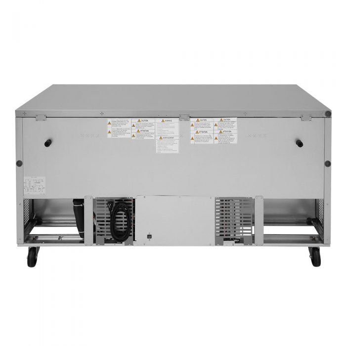 Turbo Air TUR-72SD-N 3 Solid Door Undercounter Refrigerator, 18.8 Cu. Ft.