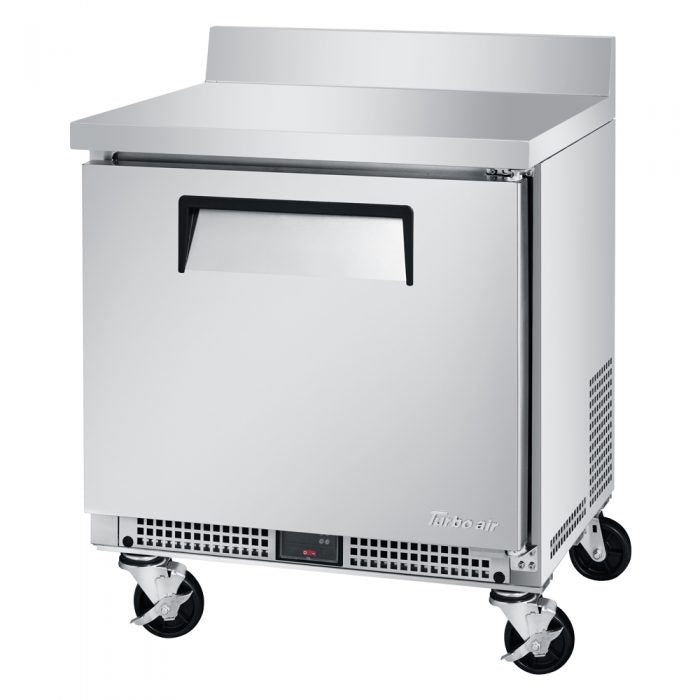 Turbo Air MWR-27S-N6 1 Solid Door Worktop Refrigerator - Shallow Depth, 3.28 Cu. Ft.