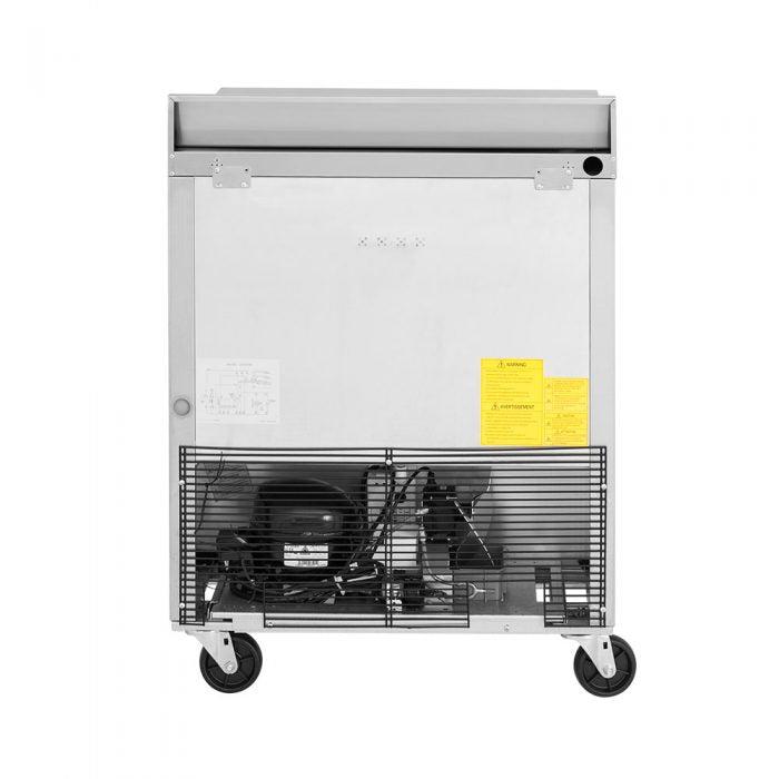 Turbo Air TWR-28SD-N 1 Solid Door Worktop Refrigerator, 6.8 Cu. Ft.