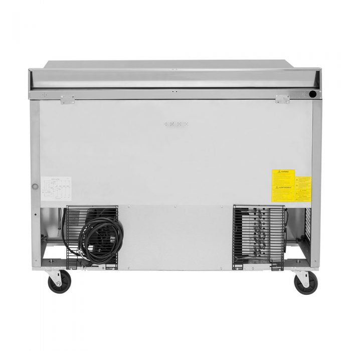 Turbo Air TWR-48SD-D2-N 1 Solid Door and 2 Drawer Worktop Refrigerator, 12 Cu. Ft.