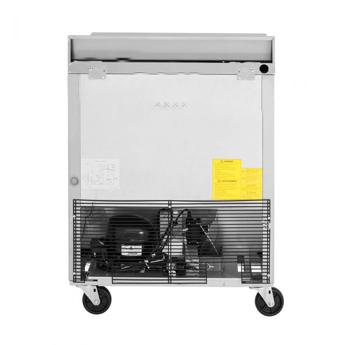 Turbo Air TWR-48SD-D2-N 1 Solid Door and 2 Drawer Worktop Refrigerator, 12 Cu. Ft.