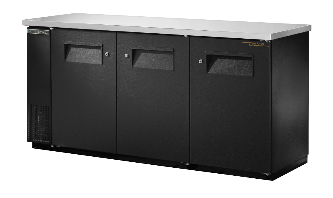 True TBB-24-72-HC Back Bar Cooler, 73 1/8" Wide, 3 Doors