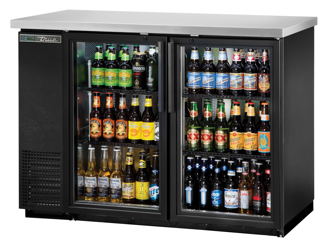 True TBB-24-48G-HC-LD Back Bar Cooler, 49 1/8" Wide, 2 Doors