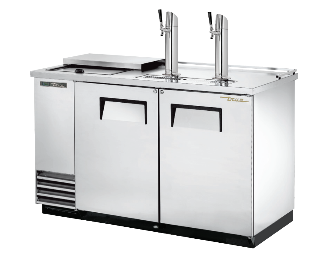 True TDD-2CT-S-HC Beer Dispenser, 58 7/8" Wide, 2 Doors