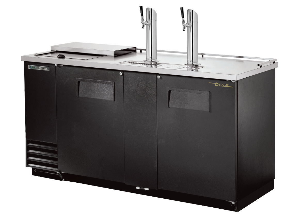 True TDD-3CT-HC Beer Dispenser, 69 1/8" Wide, 2 Doors