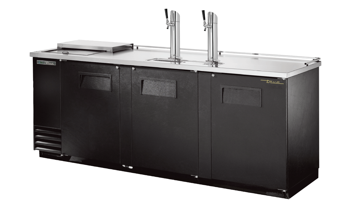 True TDD-4CT-HC Beer Dispenser, 90 3/8" Wide, 3 Doors