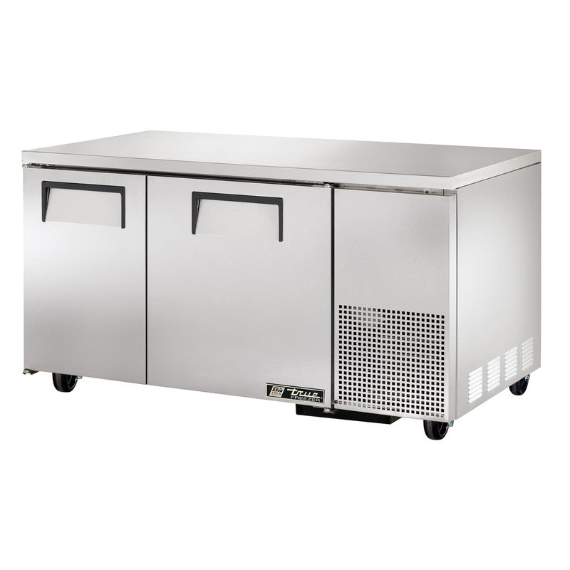 True TUC-60-32F-HC Undercounter Freezer, 60 1/4" Wide, 2 Doors, 4 Shelves