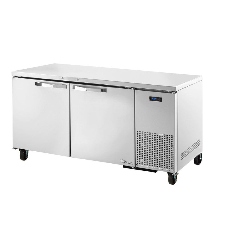 True TUC-67F-HC~SPEC3 Undercounter Freezer, 67 1/4" Wide, 2 Doors, 4 Shelves, Spec Series