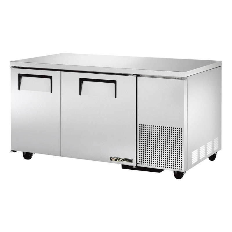 True TUC-60-32-HC Undercounter Refrigerator, 60 1/4" Wide, 2 Doors, 4 Shelves