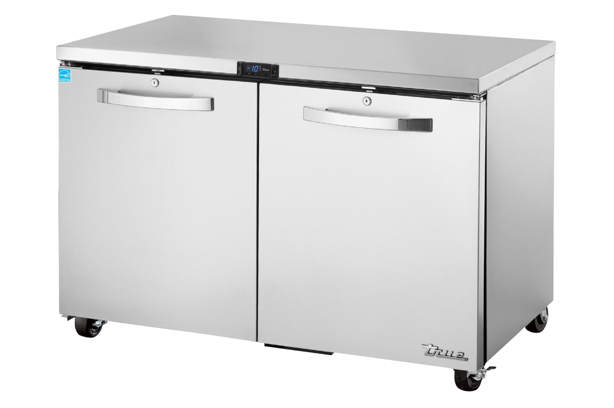 True TUC-60-32-HC~SPEC3 Undercounter Refrigerator, 60 1/4" Wide, 2 Doors, 4 Shelves, Spec Series