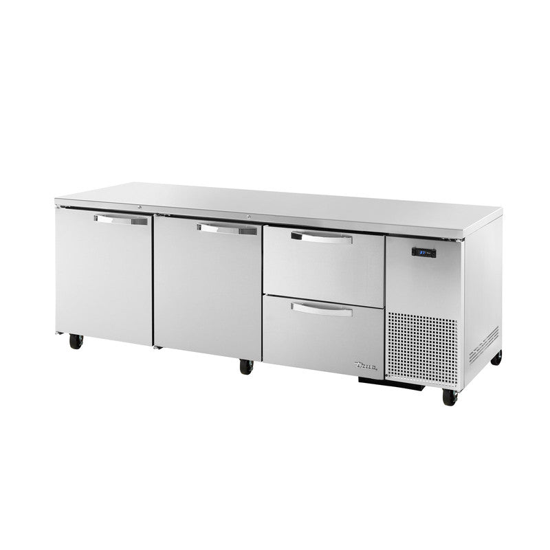 True TUC-93D-2-HC~SPEC3 Undercounter Refrigerator, 93 1/4" Wide, 2 Doors, 4 Shelves, Spec Series