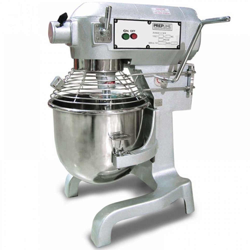 Prepline PHLM20B-T 20 Quart Heavy Duty Gear Driven Commercial Planetary Stand Mixer with Timer