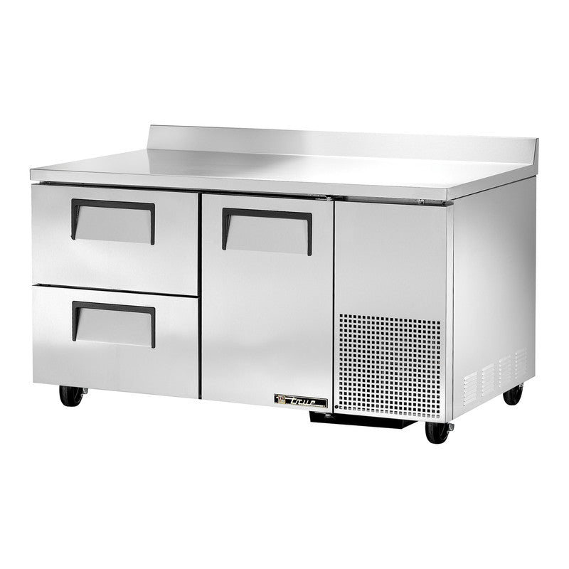 True TWT-60-32D-2-HC Worktop Refrigerator, 60 1/4" Wide, 1 Door, 2 Shelves