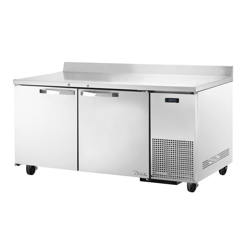 True TWT-67-HC~SPEC3 Worktop Refrigerator, 67 1/4" Wide, 2 Doors, 4 Shelves, Spec Series