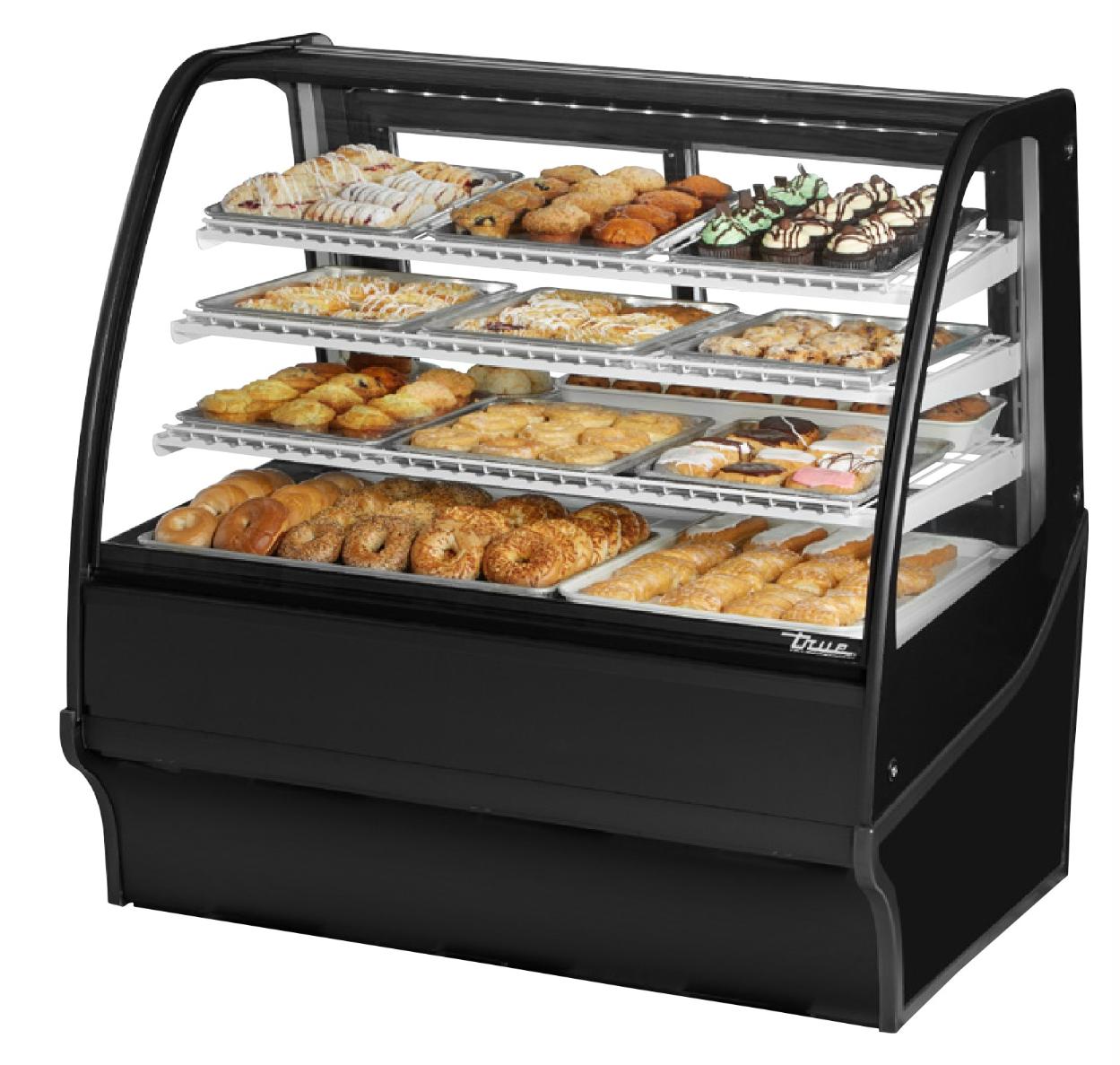 True TDM-DC-48-GE/GE-S-S Non-Refrigerated Bakery Display Case, 48 1/4" Wide, 2 Doors, 3 Shelves