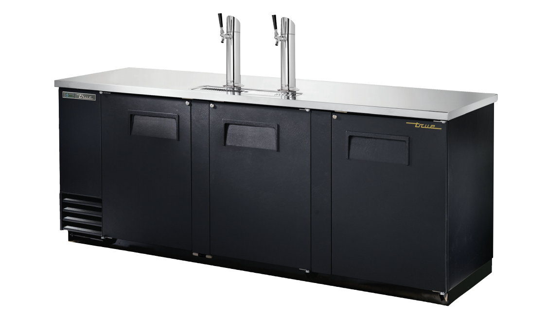 True TDD-4-HC Beer Dispenser, 90 3/8" Wide, 3 Doors