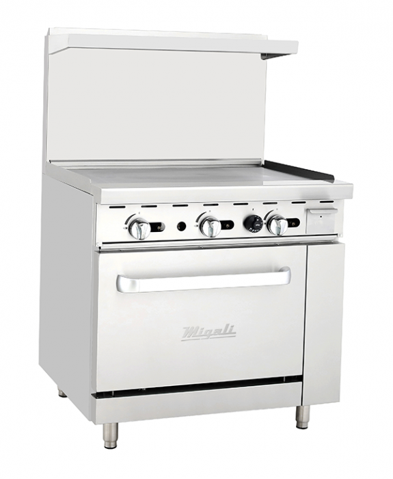 Migali C-RO-36G-NG 36" Griddle, (1) Oven, Natural Gas