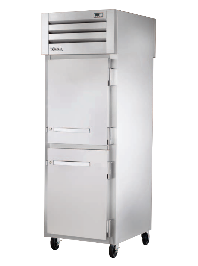 True STG1FPT-2HS-2HS Pass-Thru Freezer, 27 1/2" Wide, 2 Front / 2 Back Doors, STG Spec Series