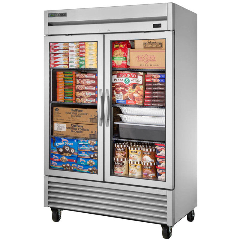 True TS-49FG-HC~FGD01 Reach-In Freezer, 54 1/8" Wide, 2 Doors, 6 Shelves, TS Series