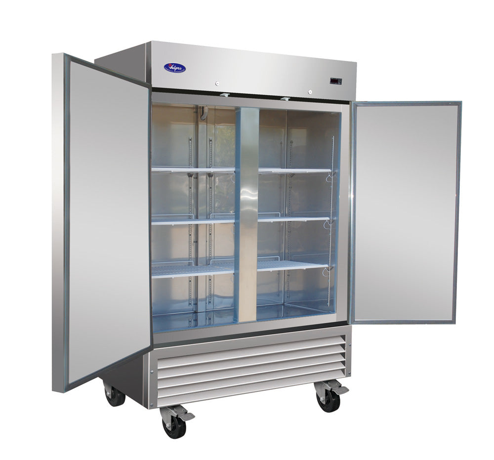 Valpro VP2F-HC 49 cu. ft. Double Solid Door Freezer