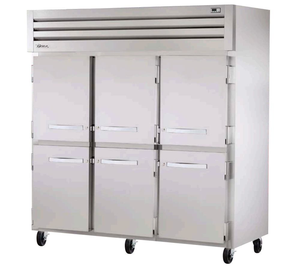 True STG3F-6HS Reach-In Freezer, 77 3/4" Wide, 6 Doors, STA Spec Series