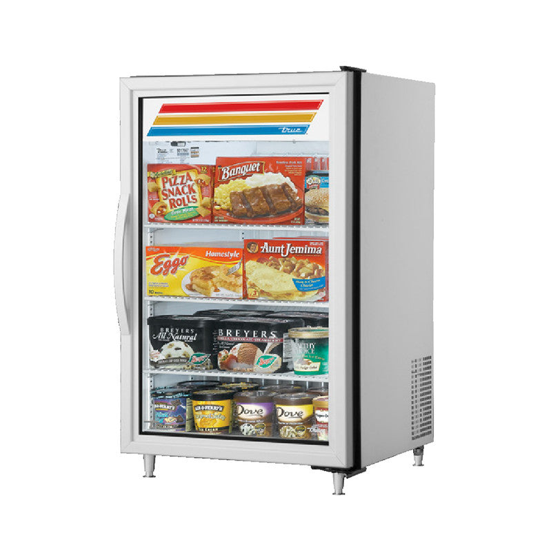 True GDM-07F-HC~TSL01 Countertop Merchandiser Freezer, 24 1/8" Wide, 1 Door, 3 Shelves
