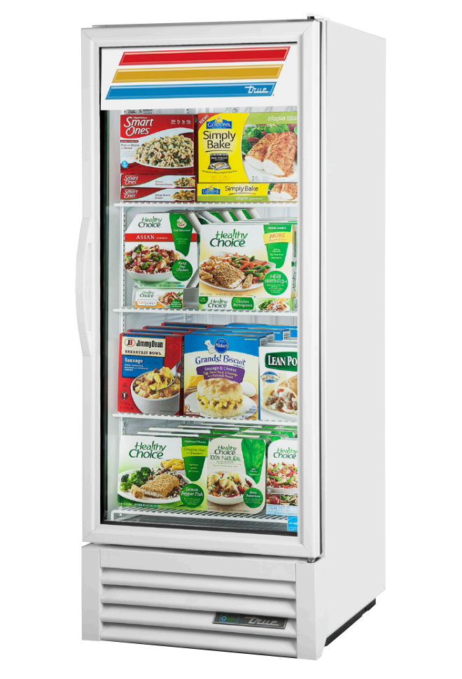 True GDM-12F-HC~TSL01 Merchandiser Freezer, 24 7/8" Wide, 1 Door, 3 Shelves