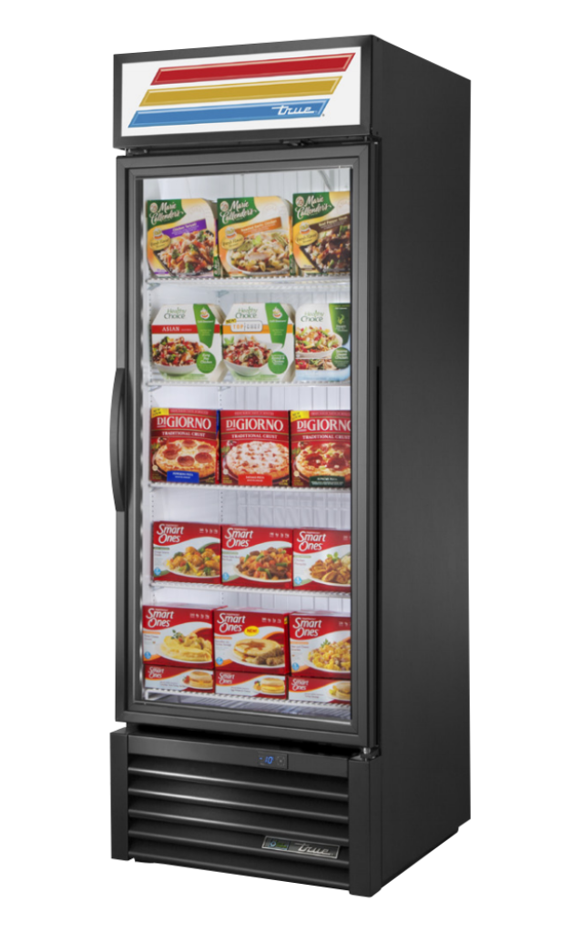 True GDM-23F-HST-HC~TSL01 Merchandiser Freezer, 27" Wide, 1 Door, 4 Shelves