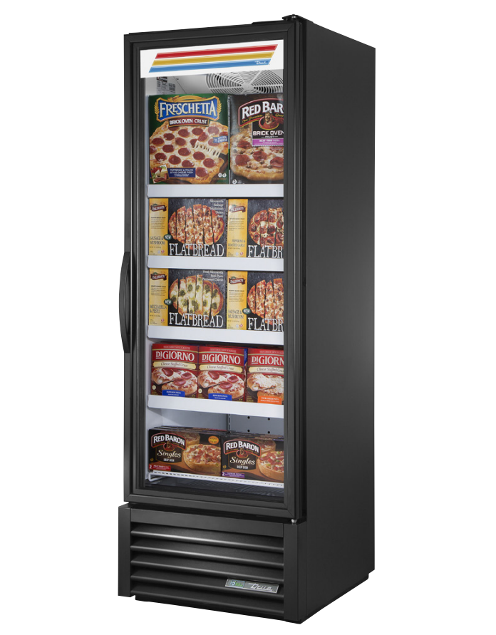 True FLM-27F~TSL01 Merchandiser Freezer, 27" Wide, 1 Door, 4 Shelves