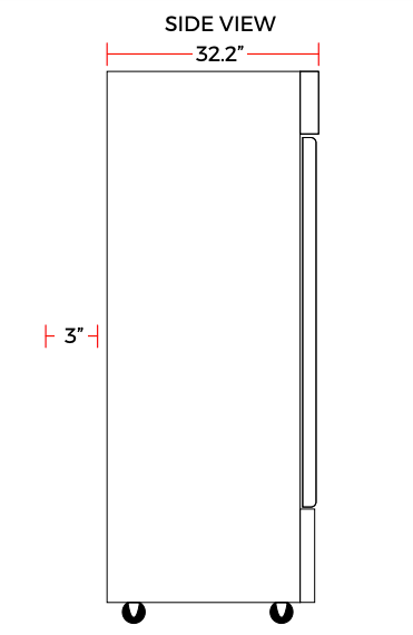 Coldline C-2FE 54" Double Solid Door Reach-In Freezer