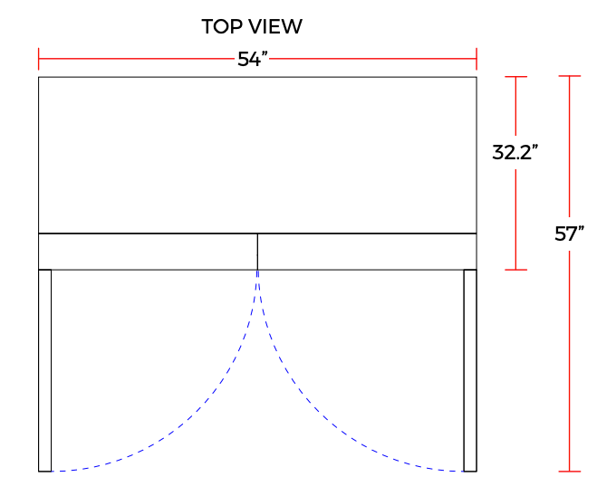 Coldline C-2FE 54" Double Solid Door Reach-In Freezer