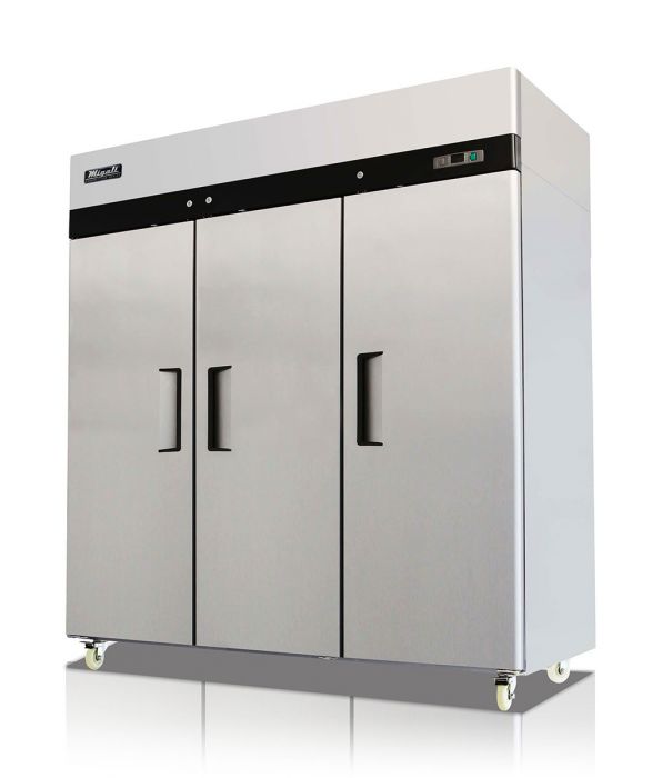 Migali C-3F-HC 3 Door Reach-In Freezer, Competitor Series