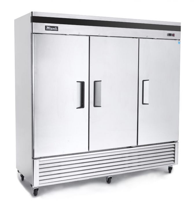 Migali C-3RB-HC 3 Door Reach-In Refrigerator