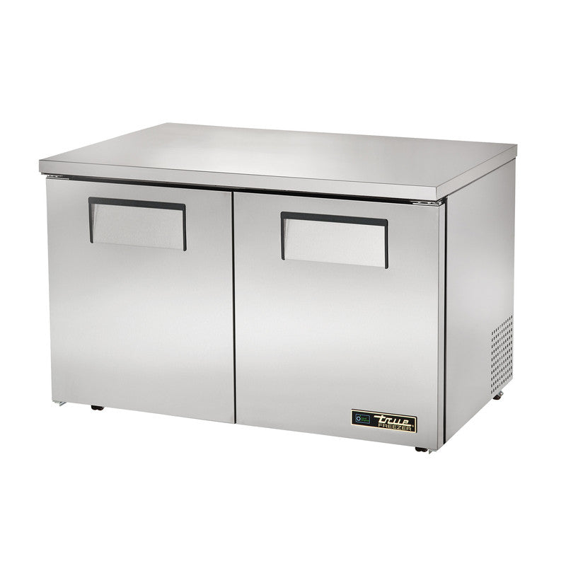 True TUC-48F-LP-HC Undercounter Freezer, 48 3/8" Wide, 2 Doors, 4 Shelves
