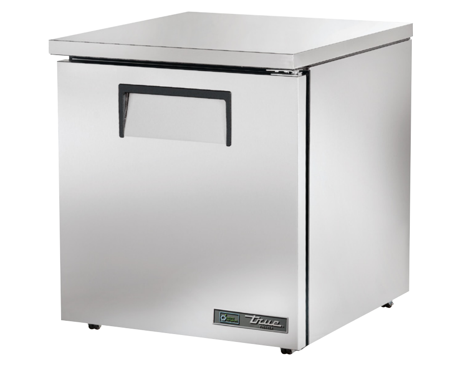 True TUC-27F-LP-HC Undercounter Freezer, 27 5/8" Wide, 1 Door, 2 Shelves